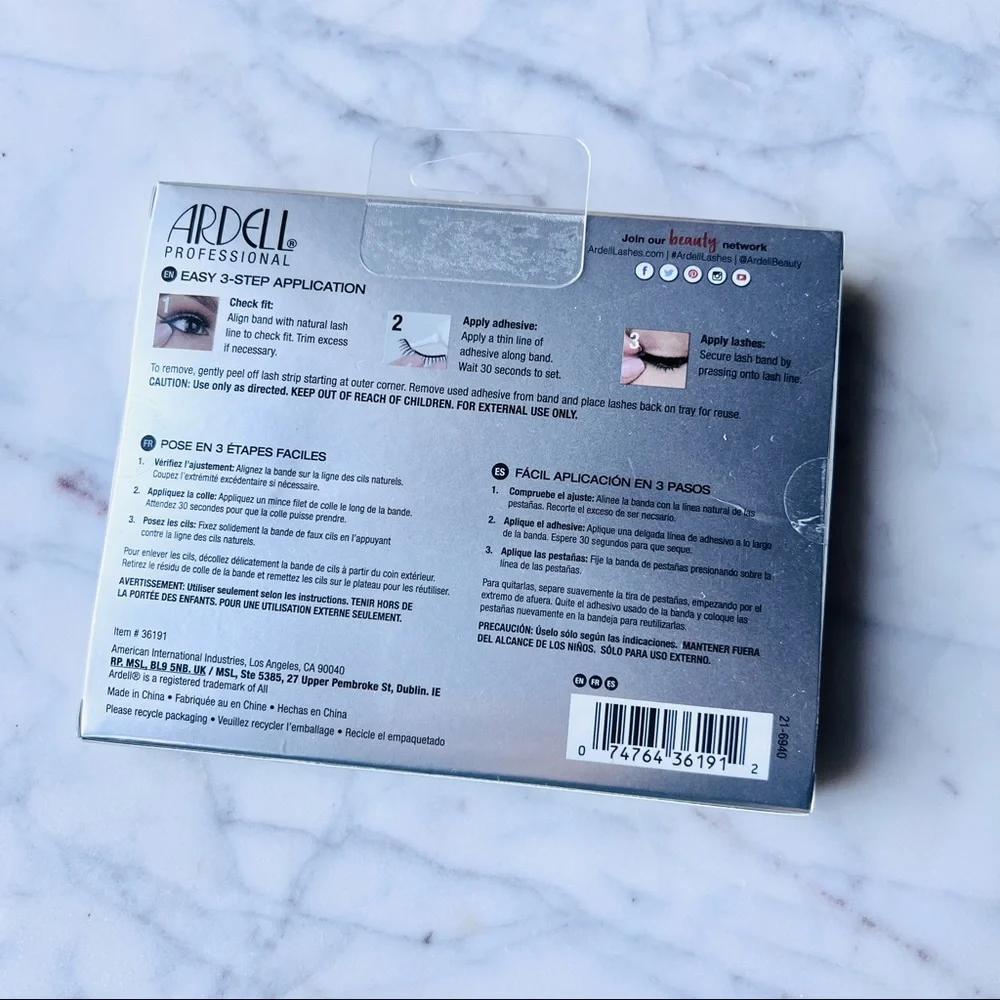 Ardell 3D Faux Mink False Eyelashes 3pc Set